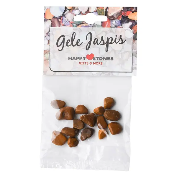 Zakje geluk- Gele Jaspis