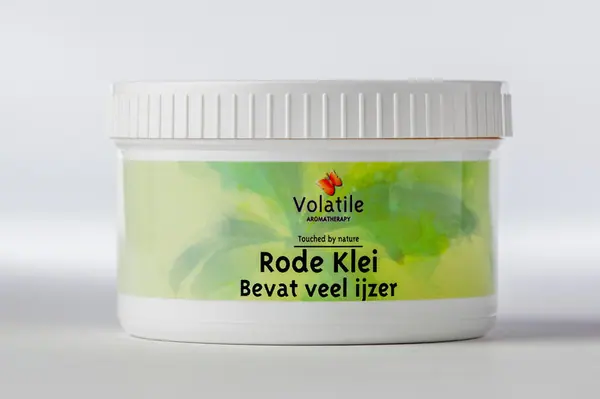 Rode klei, poeder