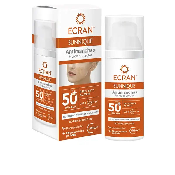 Ecran sunnique facial anti vlekken SPF50