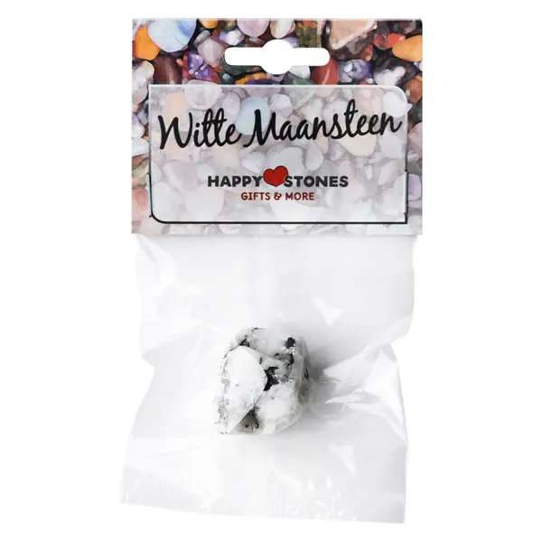 Zakje geluk- Witte maansteen