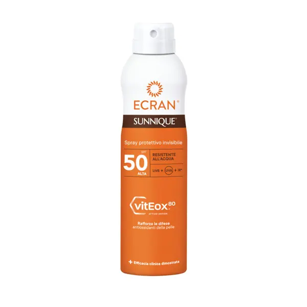 Ecran Sunique invisibile spray SPF50 aerosol